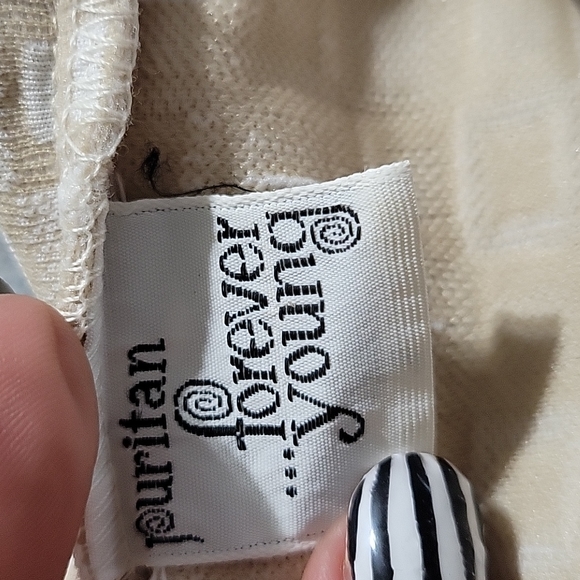 Vintage Puritan Forever Young Cream Geometric Print Shift Groovy Dress Size 8 - Picture 11 of 11